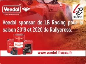Veedol sponsor de LB Racing pour la saison Rallycross 2019